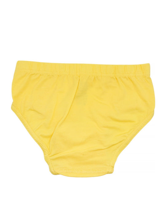 Biyo Yellow Excavator Kids' Brief Yellow