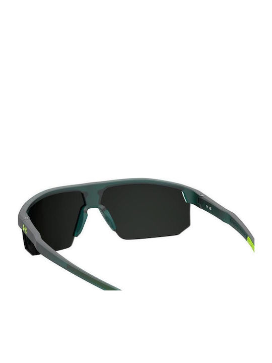 Under Armour Unisex Sunglasses with Gray Plastic Frame and Multicolour Mirror Lens UADRIVEN/G-7NT34-71