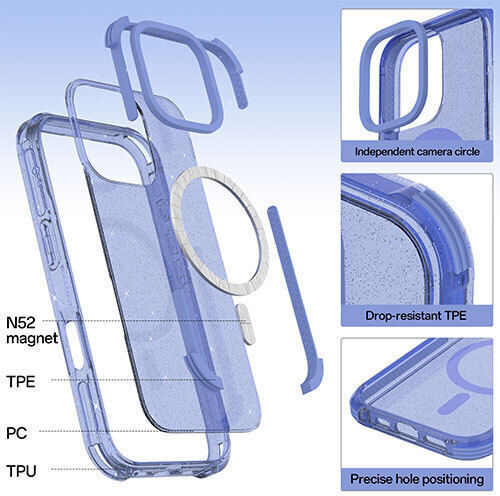 Premium Umschlag Rückseite Silikon Wasserdicht Schwarz (iPhone 17 Pro / iPhone 16 Pro)