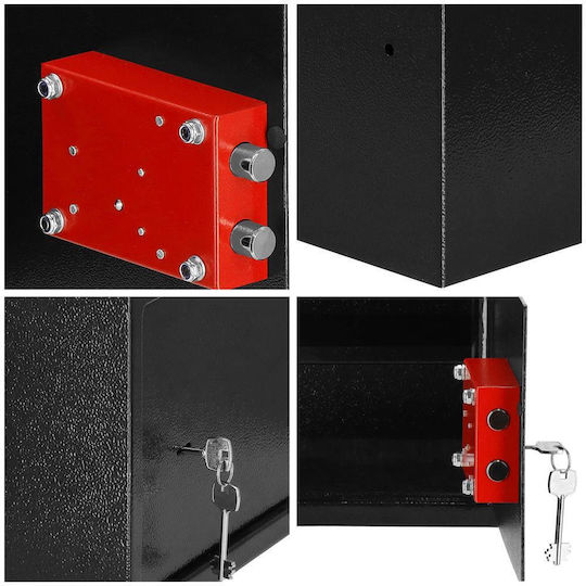 Cheie standard pentru seif 250x350x250 mm oțel negru