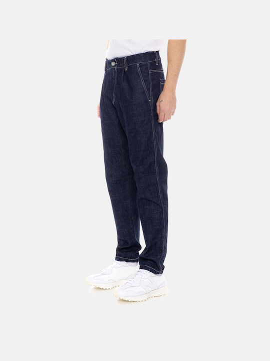 Ανδρικό Παντελόνι Τζιν Cropped Blue