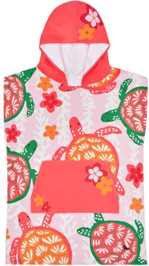 Dock & Bay Παιδικό Πόντσο Quickdry Turtley Tropical Microfiber Μικροϊνες 3-5 Ετών 66 X 49 Εκ 624017