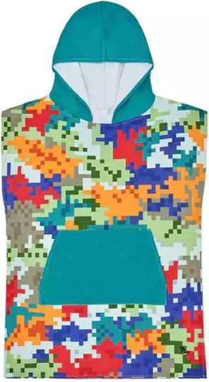 Dock & Bay Kinder-Poncho Schnell trocknend Camo Würfel Mikrofaser 3-5 Jahre 66 x 49 cm 624024