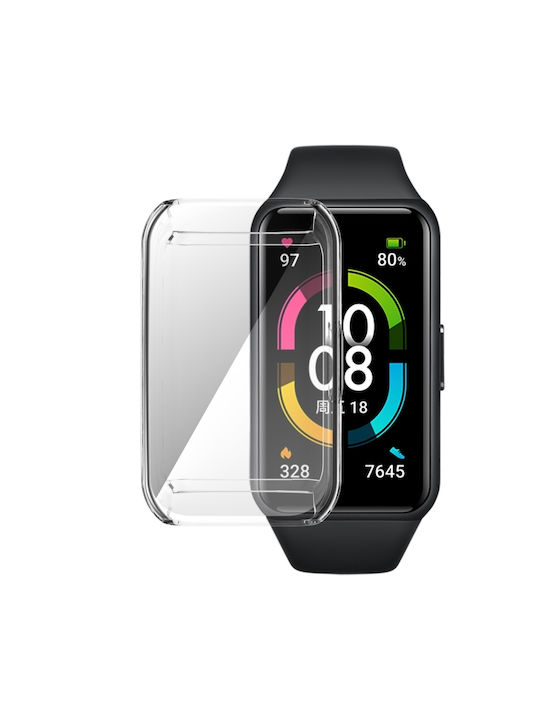Huawei Silicone Case in Transparent color for Huawei Band 7, Huawei Band 6, Honor Band 6 Huawei Silicone Case in Transparent color for Huawei Band 7, Huawei Band 6, Honor Band 6