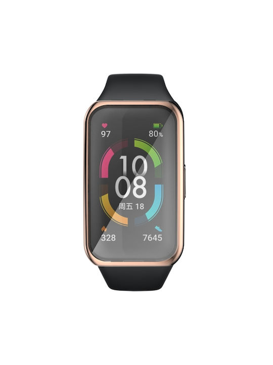 Huawei Silicone Case in Rose Gold color for Huawei Band 6, 6 Pro, Honor Band 6. Huawei Silicone Case in Rose Gold color for Huawei Band 6, 6 Pro, Honor Band 6.