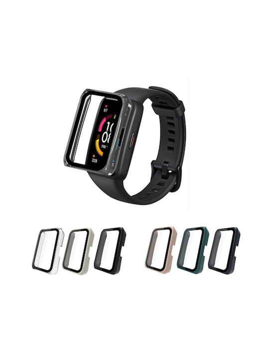Huawei Пластмасов Калъф в Прозрачен цвят за Huawei Band 7, Huawei Band 6, Honor Band 6