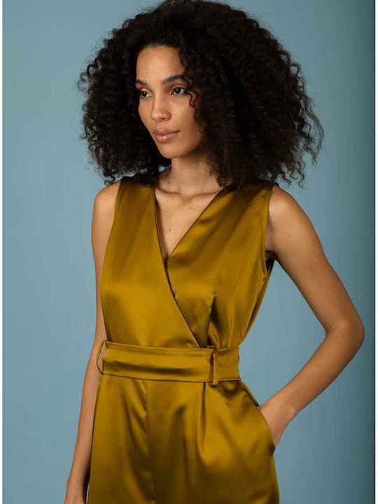 Damen Einteiler Anzug Olive