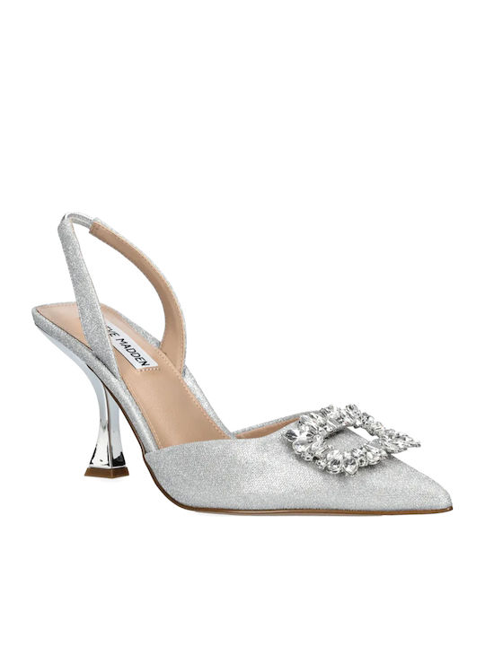 Neala Heels with Silver Strap
