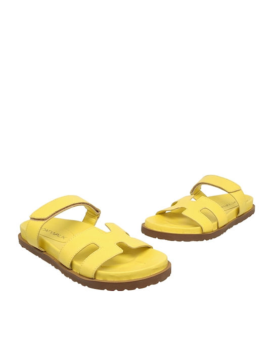 Γυναικεία Σανδάλια Flatforms Κίτρινα