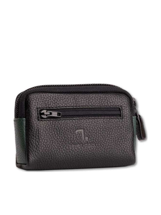 Leder Schlüsselhalter Geldbörse 7.dots Neptune 50-006 Schwarz-Grün Leder Schlüsselhalter Geldbörse 7.dots Neptune 50-006 Schwarz-Grün