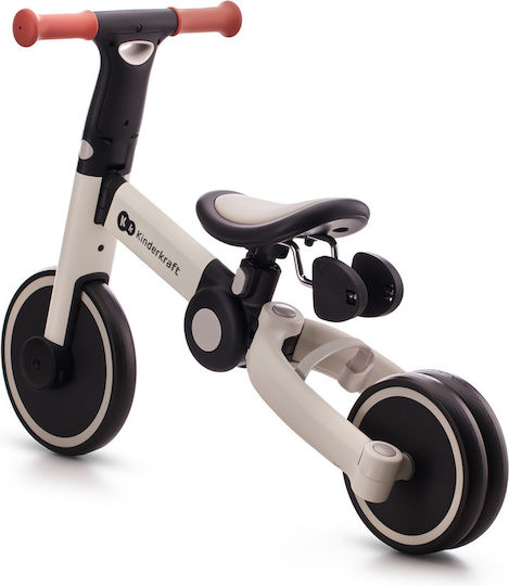 Kinderkraft 4 Trike Foldable & Convertible 3 in 1 for 1-5 Years Gray