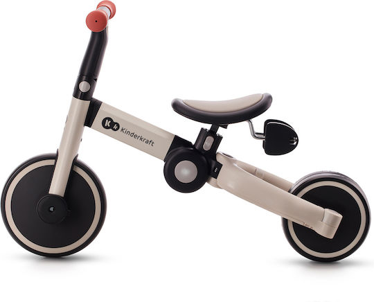 Kinderkraft 4 Trike Foldable & Convertible 3 in 1 for 1-5 Years Gray