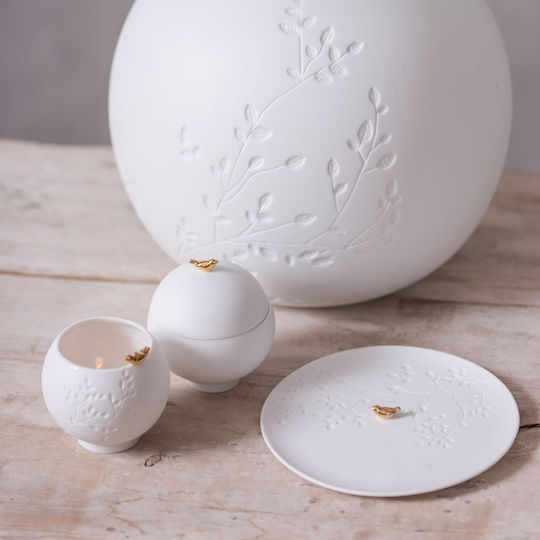 Raeder Διακοσμητικό Πουλί από Πορσελάνη 7x7x8cm Raeder Διακοσμητικό Πουλί από Πορσελάνη 7x7x8cm