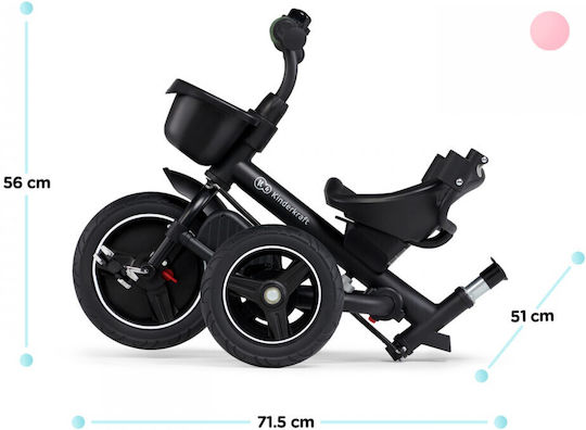 Kinderkraft Spinstep Foldable & Convertible 5 in 1 for 9 Months Gray
