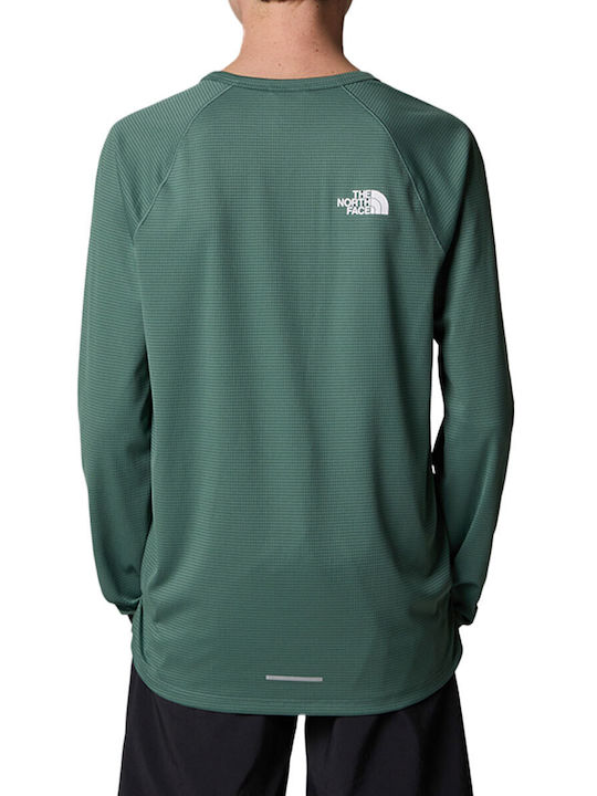 Kids' Shirt Long Sleeve Green Sunriser