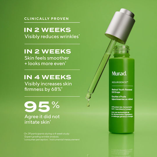 Murad Youth Renewal Αντιγηραντικό Serum Προσώπου με Ρετινόλη για Αποτοξίνωση 30ml