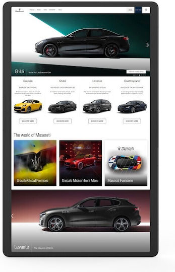 Allnet High Performance Public Displays 14 Inch LTE Android 12 Rk3588 NFC PoE HDMI in Black
