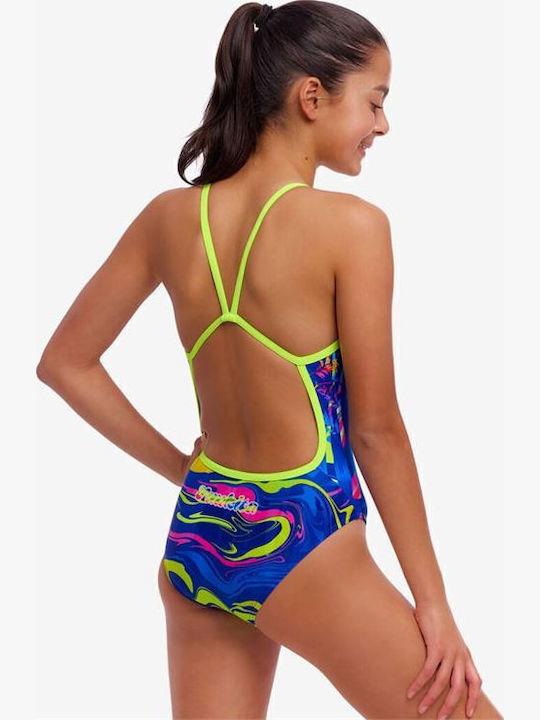 Funkita Детски Бански Една част Син