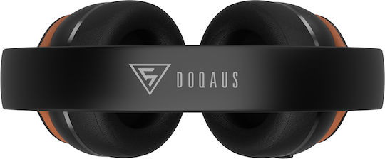 Doqaus Design 3 Wireless / Wired On Ear Headphones with 52 hours of Operation Black / Brown