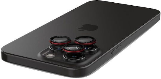 Spigen Optik Pro EZ Fit Протектор за камера Закалено стъкло Черен за iPhone 14 Pro / Pro Max / 15 Pro / Pro Max / 16 Pro / 16 Pro Max