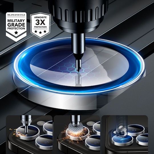 ESR Armorite Προστασία Κάμερας Tempered Glass Διάφανο για το iPhone 16 Pro, iPhone 16 Pro Max
