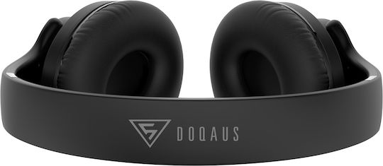 Doqaus Design 2 Kabellos / Kabelgebunden Am Ohr Kopfhörer mit 33 Stunden Betriebszeit Schwarz