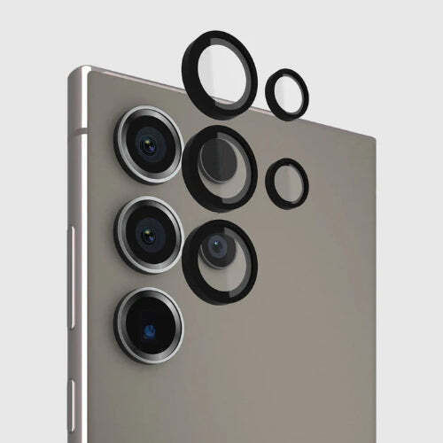 SiiPro Camera Protection Tempered Glass Black for the Samsung Galaxy S25 Ultra