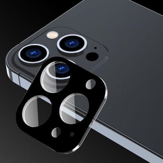 Techsuit Протектор за камера Закалено стъкло Черен за iPhone 16, iPhone 16 Plus