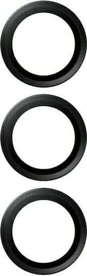 PanzerGlass Hoops Camera Protection Tempered Glass Black for the Samsung Galaxy S23 FE 1464