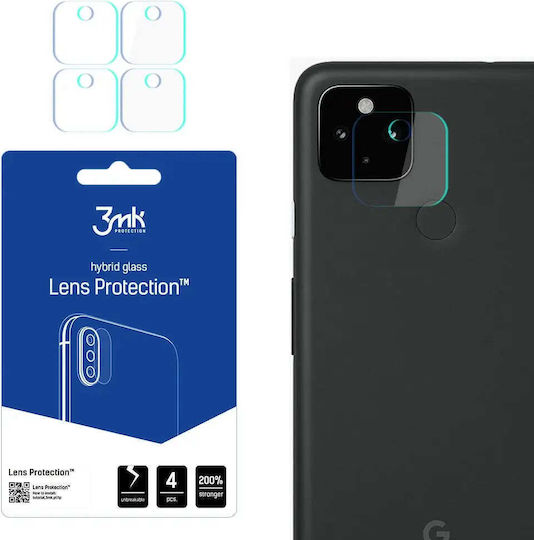 3MK Lens Protection Kameraschutz Gehärtetes Glas Transparent für das Google Pixel 4A 5G