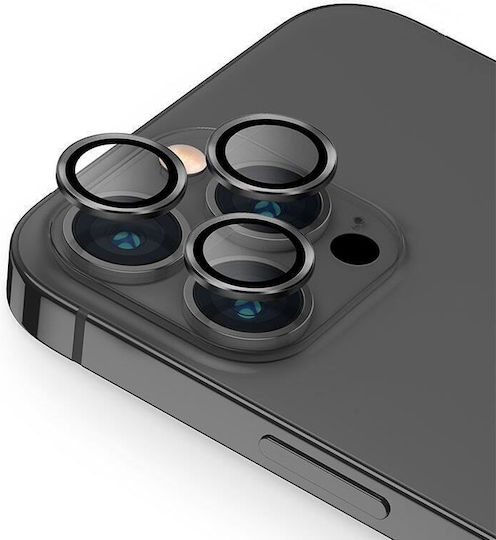 3in1 Lens Frame Προστασία Κάμερας Tempered Glass Silver για το iPhone 13 Pro