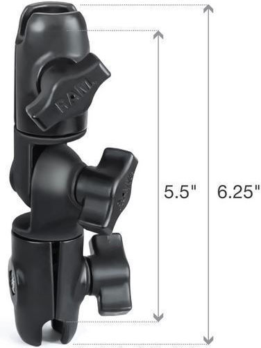 RAM Mount Βραχίονας για Βάση Κινητού Μοτοσυκλέτας