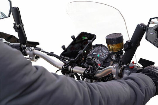 RAM Mount Tough Charge Mount Phone Motorcycle with Waterproof Case for Steering Wheel