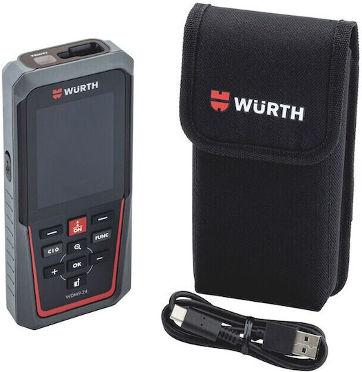 Wurth Laser Distance Meter WDM9-24 with Range up to 250m