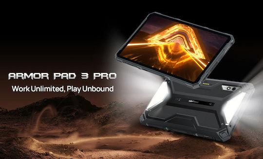 Ulefone Armor Pad 3 Pro 4G 10.36" Tablet (8GB/256GB) Μαύρο