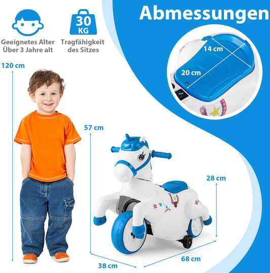 Kids Motorbike Electric 12 Volt White