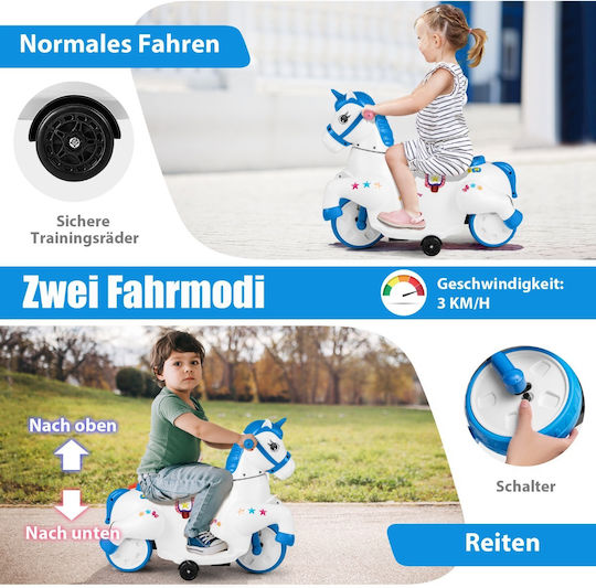 Kids Motorbike Electric 12 Volt White