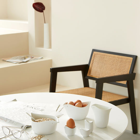 Raeder Bol de Servire Rotund din Porțelan Alb cu Diametru 7buc 2buc