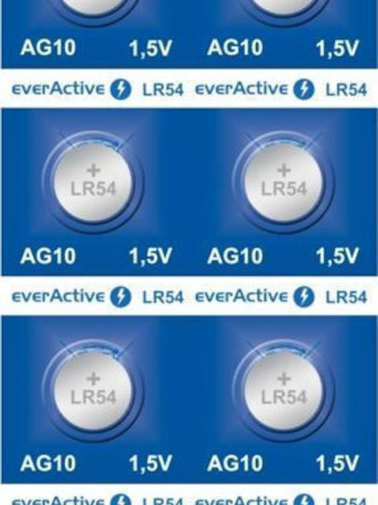 AgfaPhoto AG10/LR1130 Batterien Alkalisch für Uhren LR54 1.5V 10Stück