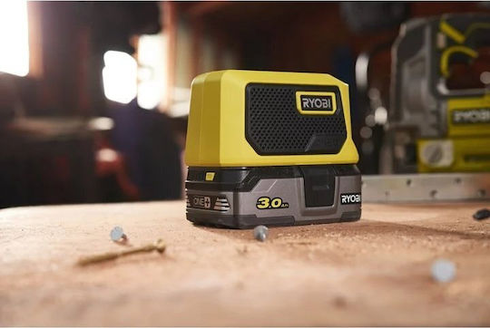 Ryobi RBTM18-0 ONE+ Boxă Bluetooth 5W Yellow Black