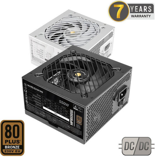Mars Gaming MPB650SI 650W Schwarz Computer-Netzteil Voll verkabelt 80 Plus Bronze