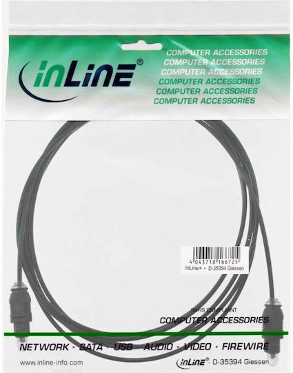 InLine Optical Cable TOS male - TOS male 3m (89923)