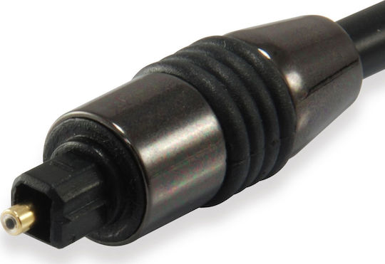 Equip Optical Audio Cable TOS male - TOS male Μαύρο 1.8m (147921)