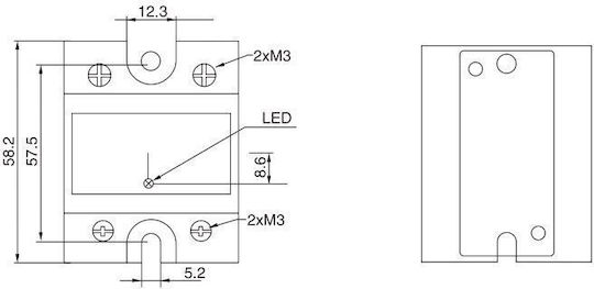 Carlo Gavazzi Relais 25A RM1A40D25