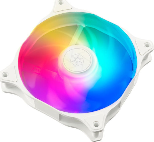Silverstone PF360W-ARGB V2 v2 Υδρόψυξη AIO CPU με 3 Ανεμιστήρες 120mm Λευκή