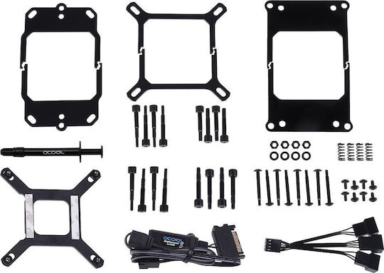 Alphacool Eisbaer Aurora LT360 Water Cooling System AIO CPU with 3 Fans 120mm and ARGB Lighting