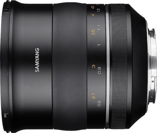 Samyang Full Frame Φωτογραφικός Φακός XP 85mm f/1.2 Telephoto για Canon EF Mount Μαύρος