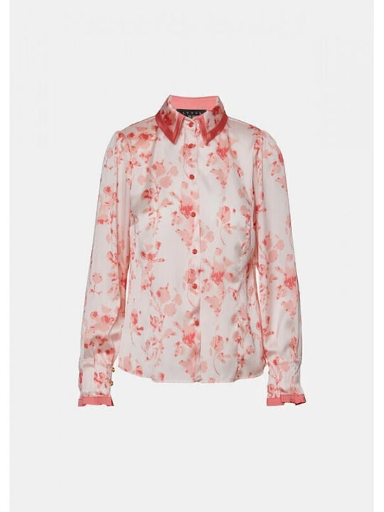 Μακρυμάνικο Γυναικείο Πουκάμισο Φλόραλ Floral