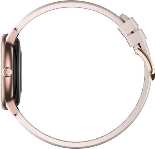 Kieslect L11 Aluminium 46mm Smartwatch mit Pulsmesser (Rosa)