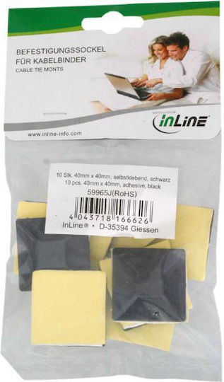 InLine Desk Cable Management Sleeve Black (59965J) 10pcs